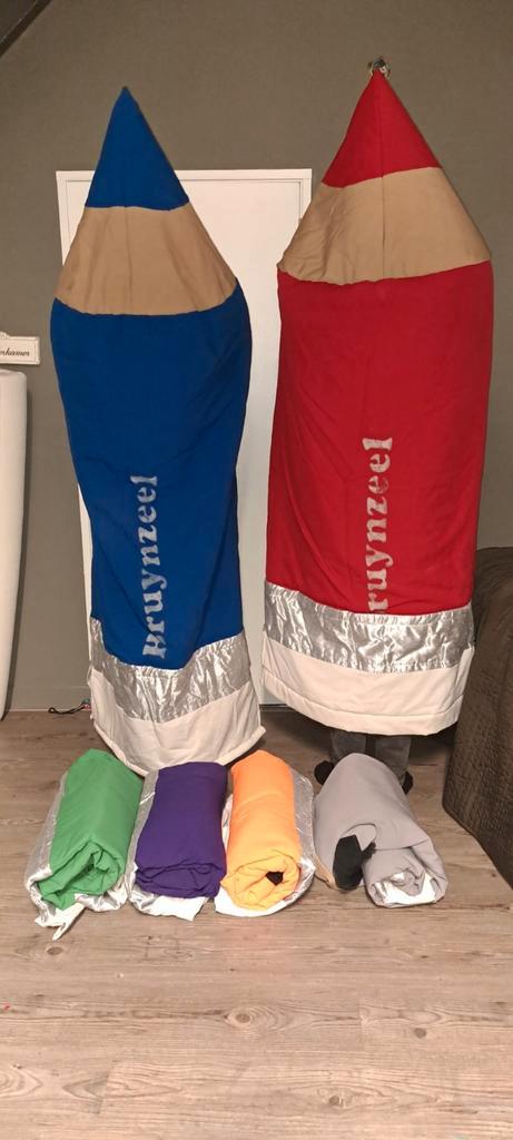 6x Potlood Kostuums - Carnaval Optocht, Hobby en Vrije tijd, Feestartikelen, Carnaval, Ophalen