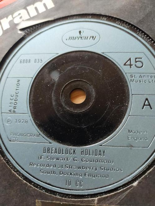 10 CC , Dreadlock holiday, Cd's en Dvd's, Vinyl Singles, Zo goed als nieuw, Nederlandstalig, Ophalen of Verzenden