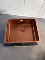 Rvs spoelbak kopper kleur, Ophalen, Nieuw, 50 tot 100 cm, 150 tot 200 cm