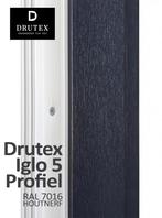Dubbele deur Antraciet b200 x h215 RAL7016, Kunststof, 120 cm of meer, Nieuw, Ophalen of Verzenden