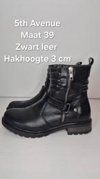 Stoere zwarte enkellaarsjes maat 39, Zwart, Lage of Enkellaarzen, Ophalen of Verzenden, Zo goed als nieuw