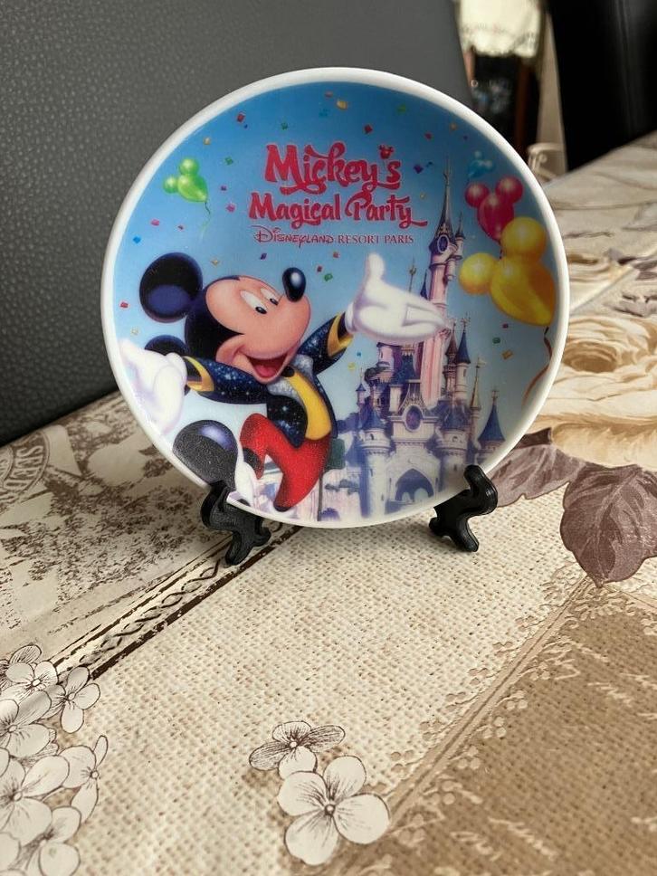 Disney bordje ' Mickey's magical party ' Disneyland parijs, Verzamelen, Disney, Nieuw, Overige typen, Mickey Mouse, Ophalen of Verzenden