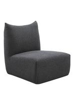 OHNO Furniture Riverside - Teddy Lounge Stoel - Zwart, Niet ingevuld, Overige materialen, Zwart, Niet ingevuld