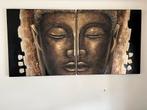 Tweeluik Buddha 2x 1x1 meter, Huis en Inrichting, Ophalen, Zo goed als nieuw