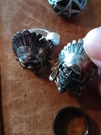 11 Ringen met Draken, Schedels, Indianen, Ster, Voodoo, Overige materialen, Voodoo Rising, Ophalen of Verzenden, Zo goed als nieuw