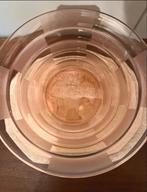 Vintage Art deco Glazen Schaal Verreriers de Scailmont, Schaal, Rond, Ophalen of Verzenden, Glas