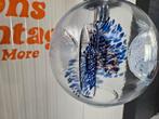 Vintage hanglamp, glazen Murano bol, Gebruikt, Vintage, Ophalen of Verzenden, Glas