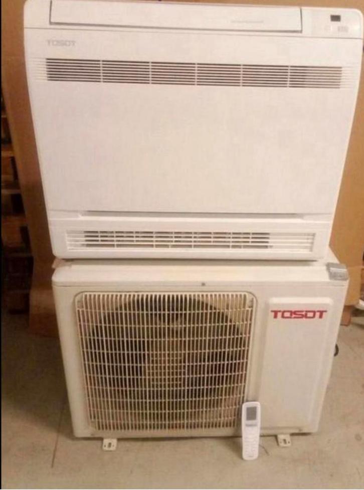 TOSOT vloermodel airco 3.5 kw, Witgoed en Apparatuur, Airco's, Zo goed als nieuw, Wandairco, 100 m³ of groter, 3 snelheden of meer
