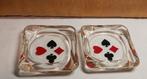 Asbakken met speelkaart motieven, Ophalen of Verzenden, Gebruikt, Asbak