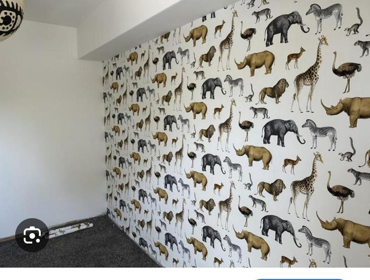 Studio Claas Dieren Behang, Huis en Inrichting, Stoffering | Behang, Wit, minder dan 10 m², Ophalen of Verzenden