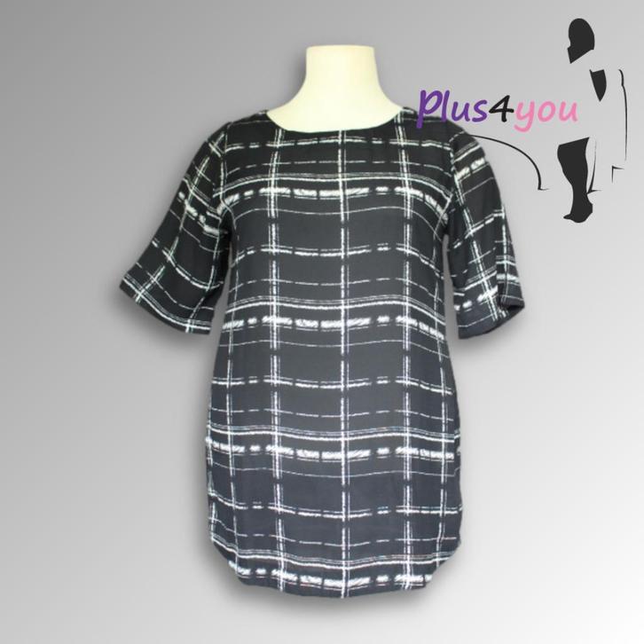 30368 Zgan Tuniek  mt 44  K26, Kleding | Dames, Grote Maten, Gedragen, Broek of Spijkerbroek, Beige, Ophalen of Verzenden