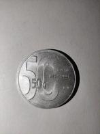 50 Gulden 50 Jaar Bevrijding 1995, Koningin Beatrix, Zilver, Ophalen of Verzenden, Losse munt
