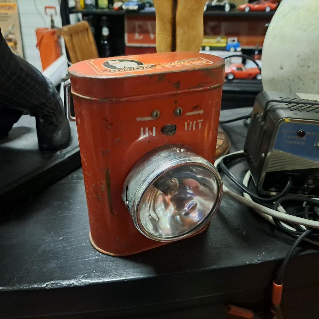 De Witte Kat lamp/ zaklamp, Ophalen, Gebruikt, Gebruiksvoorwerp