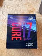 Intel i7-9700K CPU, Computers en Software, Processors, 8-core, LGA 1151, Ophalen of Verzenden, Zo goed als nieuw