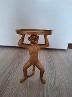 Gouden kandelaar met aap, Ophalen of Verzenden, Minder dan 25 cm