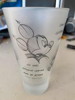 Mickey Mouse glas, Ophalen of Verzenden, Zo goed als nieuw, Bierglas