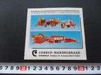 sticker Steenwijk CEBECO - Handelsraad Landbouwmechanisatie*, Verzamelen, Stickers, Ophalen, Zo goed als nieuw, Bedrijf of Vereniging