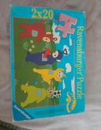 Teletubbies Puzzel 2x20 - Ravensburger, Ophalen, Minder dan 500 stukjes, Gebruikt, Legpuzzel