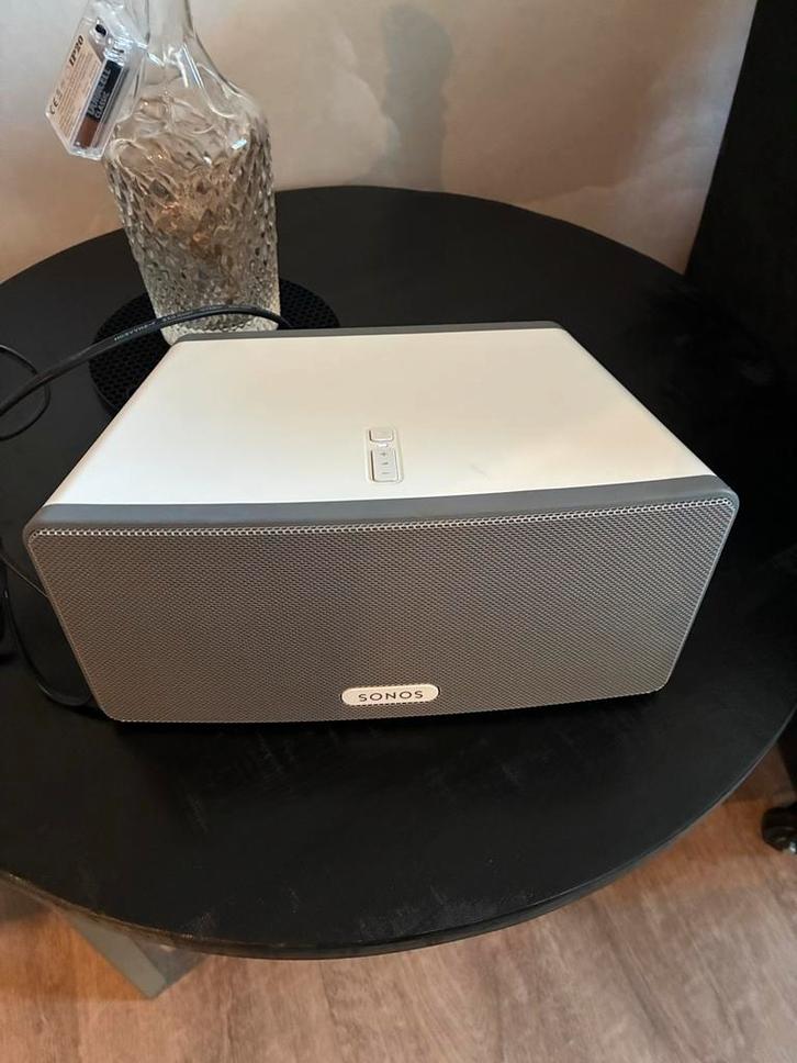 Sonos Play 1 & Play 3 - Wit, Audio, Tv en Foto, Luidsprekers, Gebruikt, Front, Rear of Stereo speakers, Minder dan 60 watt, Sonos