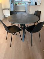 Gezellige ronde eettafel, Huis en Inrichting, Ophalen, Zo goed als nieuw, Rond, 100 tot 150 cm