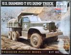 Mirror 35804 WWII U.S. Diamond T 972 Dump Truck 1:35, Hobby en Vrije tijd, 1:32 tot 1:50, Nieuw, Overige merken, Truck
