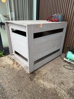 Houten Honden bench / hok met slot, Dieren en Toebehoren, Ophalen, Gebruikt