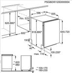 Electrolux Inbouw vaatwasser met Beam-on-Floor verlichting, Gebruikt, Minder dan 85 cm, Ophalen of Verzenden, Inbouw