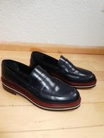 NIEUW Massimo Dutti maat 41 penny loafers blauw bruin, Nieuw, Blauw, Instappers, Massimo Dutti