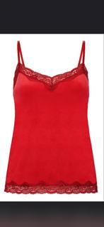 Hunkemöller velours setje met kant nieuw maat S, Hunkemöller, Ophalen of Verzenden, Rood, Setje