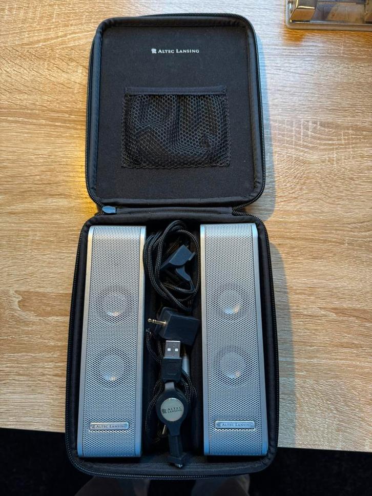 Altec Lansing speakers, Computers en Software, Pc speakers, Gebruikt, Ophalen of Verzenden