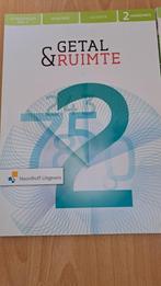 Getal & Ruimte Wiskunde 2 HAVO - Uitwerkingen Deel1 en 2, Ophalen of Verzenden, Zo goed als nieuw, HAVO, Wiskunde A