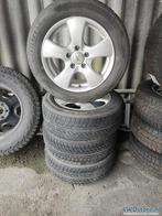 5x100 Velgen + Winterbanden, Auto-onderdelen, Banden en Velgen, Gebruikt, 16 inch, Banden en Velgen, Personenwagen