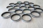 partij van 20 zwarte aluminium ringen maat 17 - 19, Sieraden, Tassen en Uiterlijk, Ringen, Nieuw, Ophalen of Verzenden, Dame, IJzer of Staal