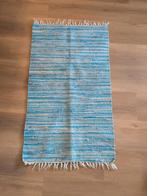 Blauw/Wit vloerkleed - 120x70 cm, Gebruikt, 100 tot 150 cm, Blauw, Rechthoekig