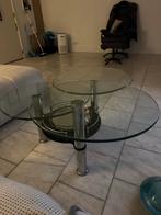 Draenert Intermezzo Salontafel draaitafel glas,moet snel weg, Rond, Minder dan 50 cm, 50 tot 100 cm, Ophalen of Verzenden