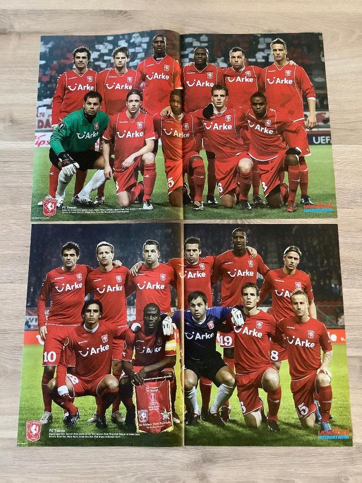 Posters FC Twente Jaren 2000, Verzamelen, Sportartikelen en Voetbal, Zo goed als nieuw, Poster, Plaatje of Sticker, F.C. Twente