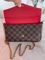Louis Vuitton Felicie ketting tas, Sieraden, Tassen en Uiterlijk, Tassen | Damestassen, Verzenden, Zo goed als nieuw, Bruin, Schoudertasje