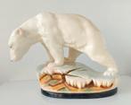 Prachtig Art Deco Beeld IJsbeer Keramiek, Antiek en Kunst, Antiek | Keramiek en Aardewerk, Verzenden