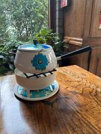 Charmante vintage fondueset met prikkers, Ophalen, Gebruikt