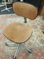 Vintage Jaren 60 design Bureau Stoel - Geel, Gebruikt, Geel, Ophalen of Verzenden, Bureaustoel