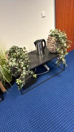 Antraciet Salontafel - Modern Design, Huis en Inrichting, Tafels | Salontafels, Ophalen, Gebruikt, 50 tot 100 cm, Metaal