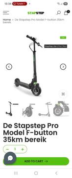 - legaal in nederlands De Stapstep Pro Model F-button 35km, Fietsen en Brommers, Steps, Ophalen, Zo goed als nieuw, Elektrische step (E-scooter)