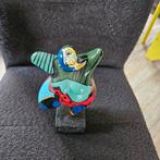 Kleurrijk Vrouwenbeeld - Art Deco Stijl, Antiek en Kunst, Kunst | Beelden en Houtsnijwerken, Ophalen of Verzenden