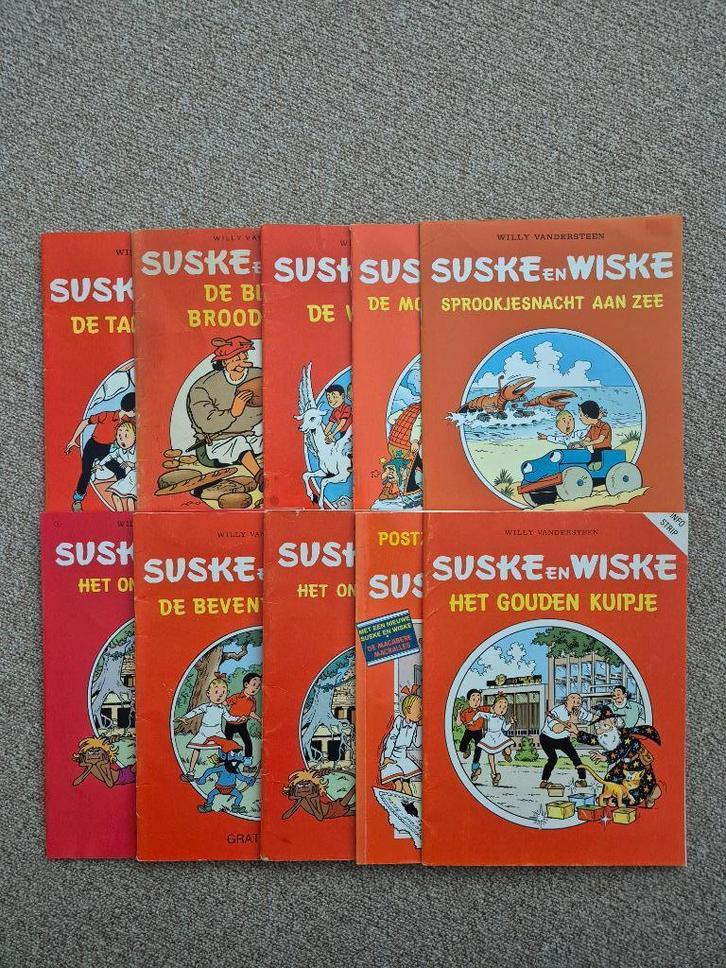 Tien speciale uitgaven van Suske en Wiske in 1 koop, Boeken, Stripboeken, Gelezen, Meerdere stripboeken, Verzenden