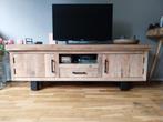 Prachtig TV dressoir mangohout in Nieuwstaat, Huis en Inrichting, Kasten | Televisiemeubels, Ophalen, 150 tot 200 cm, Zo goed als nieuw