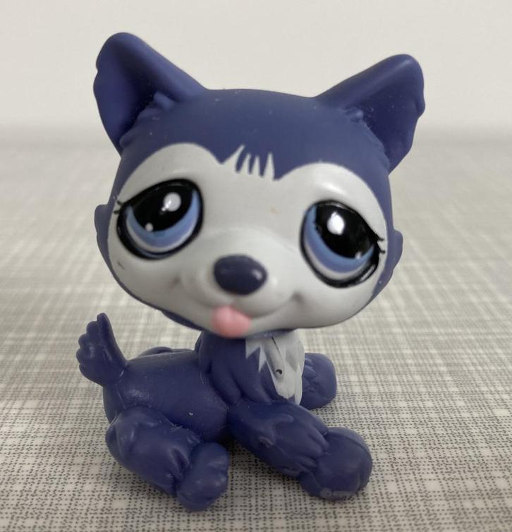 LITTLEST PET SHOP #1217 HUSKY – ZELDZAAM, Verzamelen, Poppetjes en Figuurtjes, Zo goed als nieuw, Ophalen of Verzenden