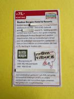 Beekse Bergen Hotel & Resorts  €75,- korting, Tickets en Kaartjes, Kortingen en Cadeaubonnen, Drie personen of meer, Kortingsbon