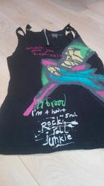 Herman Brood - Dames Hemd, Zwart, Ophalen of Verzenden, Korte mouw, Maat 36 (S)