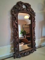 Antieke houtsnijwerk spiegel., Ophalen