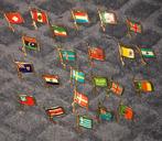 Verzameling Vintage Vlaggen Speldjes, Ophalen of Verzenden, Gebruikt, Stad of Land, Speldje of Pin